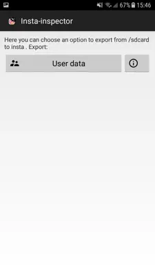 Insta-inspector android App screenshot 2