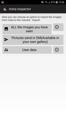 Insta-inspector android App screenshot 3