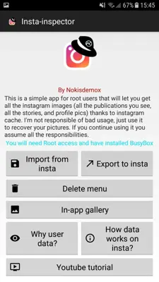 Insta-inspector android App screenshot 4