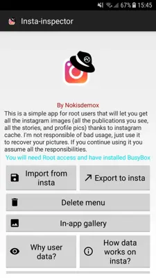 Insta-inspector android App screenshot 5